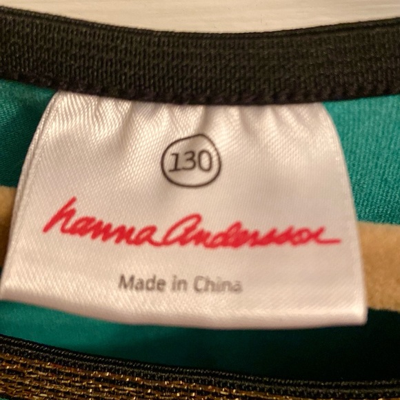 EUC Hanna Andersson Girls Ruffled Skirt Dress size 130 / 8 - Picture 4 of 4